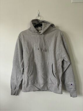 Champion Reverse Weave Grey Hoodie